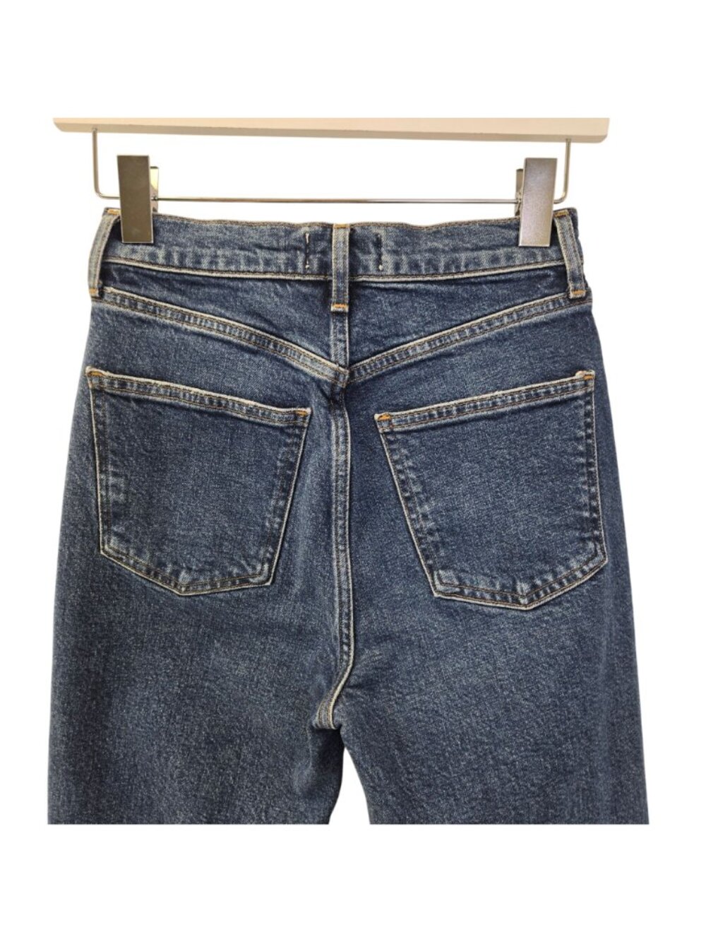 Agolde High Rise Stovepipe Jeans Size 24 - Picture 5 of 8